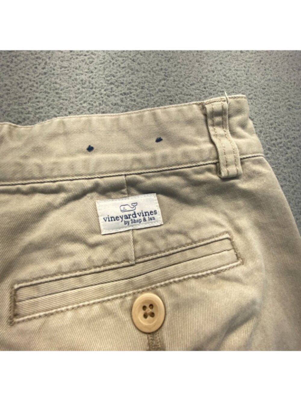 Vineyard Vines size 12 Beige Boy's pants 100% Cotton Zipper see Photos - Picture 8 of 10
